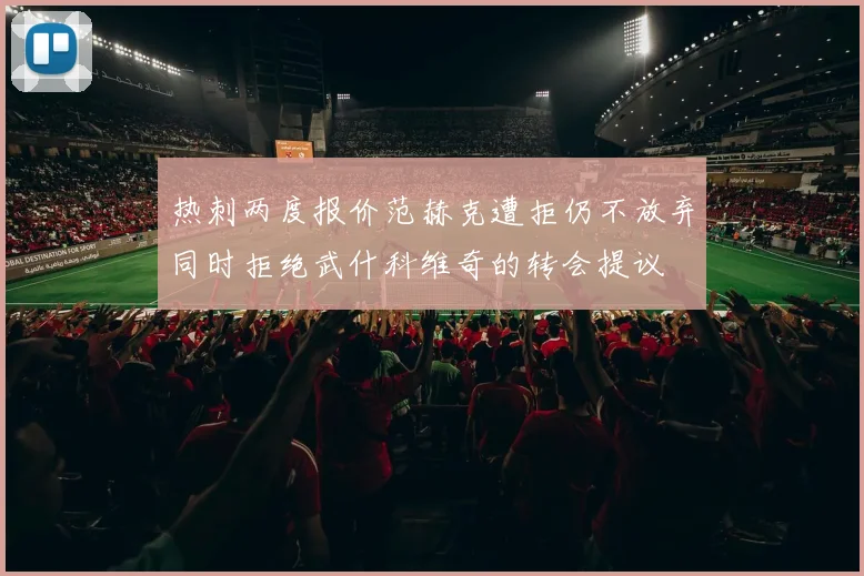 热刺两度报价范赫克遭拒仍不放弃同时拒绝武什科维奇的转会提议