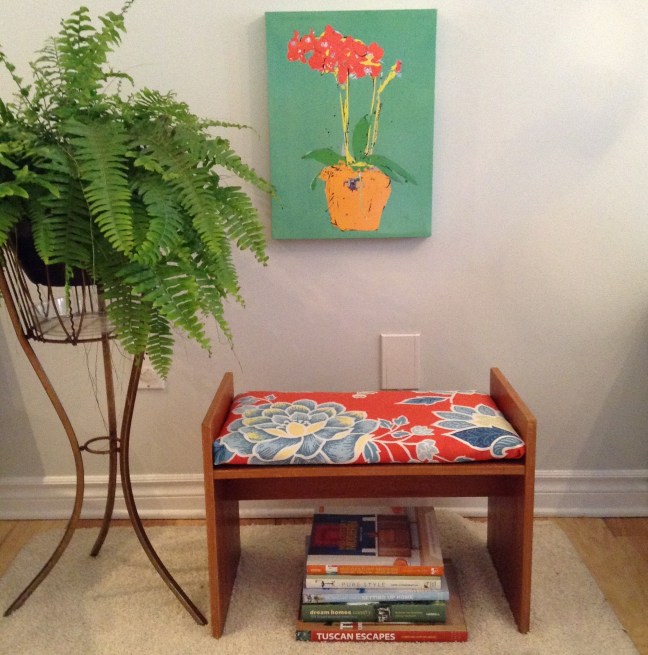 teak-bench-after-fixer-upper-montreal